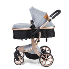 Poussette pliante de bébé pliante en alliage d&#39;aluminium personnalisée à haut paysage de vente chaude